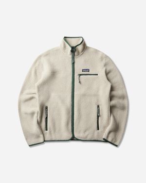 Patagonia Men S Retro Pile Jacket Pine Needle / Classic Tan - Natural