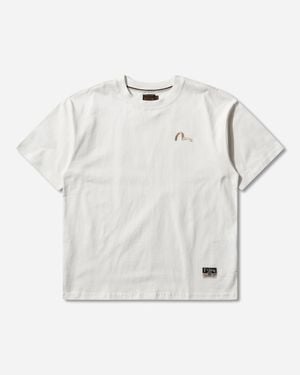 Evisu Men S Seagull Embroidery T-shirt - Gray