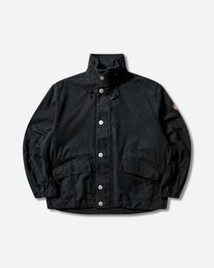Cav Empt Men S Canvas Casual Zip Jacket - Black