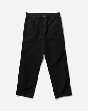 Carhartt S Single Knee Trousers (Rinsed) - Black