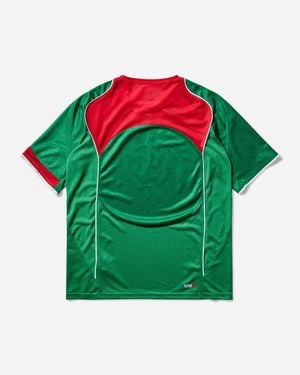 Nike Men S Total 90 Dri-fit Soccer Jersey Classic Green / Sport Red