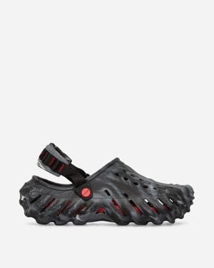 Crocs™ Echo Marbled Clogs Black / Flame - Multicolor