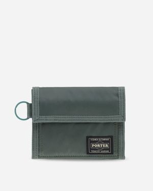 Porter-Yoshida and Co Capsule Wallet Khaki - Grey