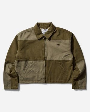 Vans Women S Hommegirls Reversible Jacket Dark Olive - Green