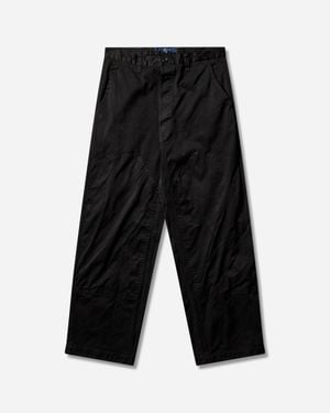 Junya Watanabe Men S Garment Dyed Nylon Pants Black