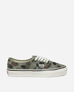 Vans Premium Authentic 44 Duck Camo Trainers - Green