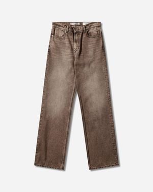 Our Legacy S Carlson Cut Jeans Clay Breeze Wash - Brown