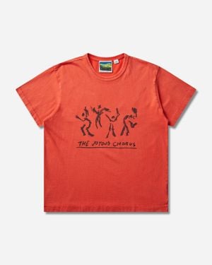 Vans Julian Klincewicz Washed T-Shirt Mandarin - Red