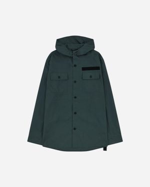 Oamc Peacemaker Men S Hooded Shirt Dark - Green