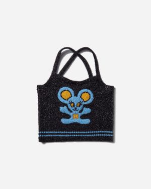 Hysteric Glamour Women S Mouse Jacquard Camisole Black - Blue