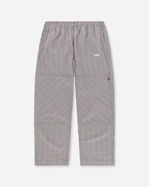 Umbro S Checked Double Knee Trousers Check - Grey