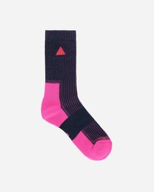 Nike Acg Everyday Cushioned Crew Socks Armory Laser Fuchsia - Pink