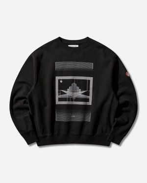 Cav Empt Men S As Cdisc2_1 Crewneck Sweatshirt - Black