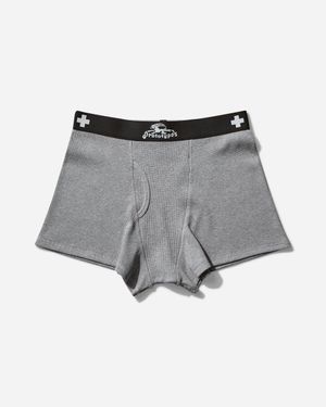 PROTOTYPES Women S Waffle Boxers - Grey