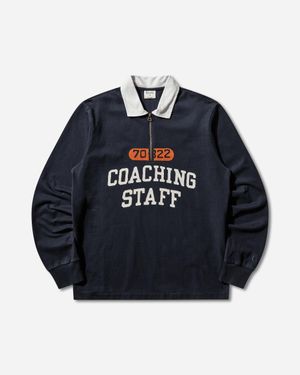Champion Time Capsule Half Zip Polo Shirt Dark - Blue