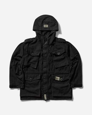 Neighborhood Men S Ripstop Smock Jacket - Black