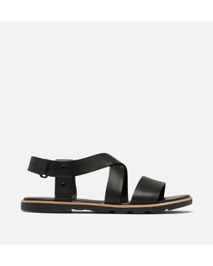 Sorel Ella Iii Crisscross Sandal - Black