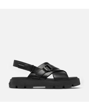Sorel Rein Cb Crisscross Sandal - Black