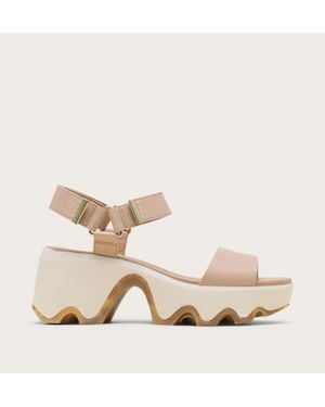 Sorel Kinetic Aura Y-Strap Sandal - Natural