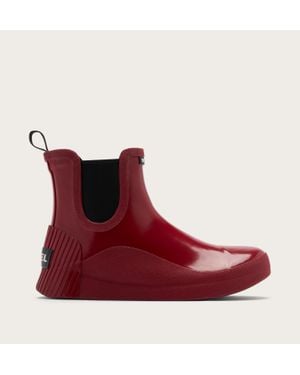 Sorel Out N About Iv Rain Chelsea Waterproof Boots - Red