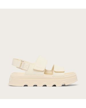 Sorel Kinetic Sunchase Ankle Strap Platm Sandal - Natural