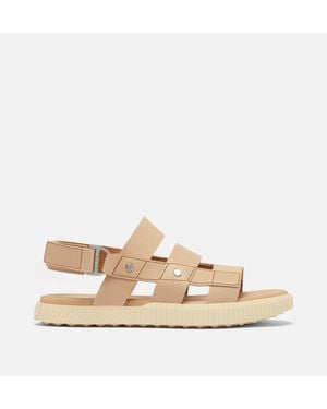 Sorel Ona Ave Slingback Flat Sandal - Natural