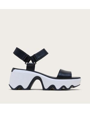 Sorel Kinetic Aura Y-Strap Sandal - Blue