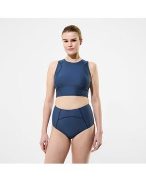 Speedo Ocean Flex Crop Top - Blue