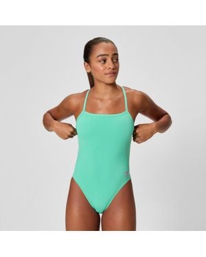 Speedo Club Training V-Back 2.0 Swimsuit - Green