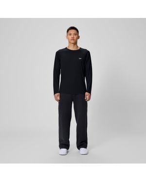 Speedo Easy Solid Long Sleeve Swim Rashguard - Black