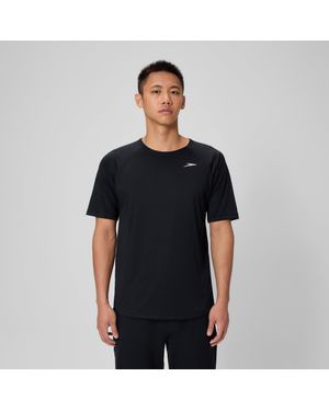 Speedo Short Sleeve Training Swim Rashguard - Black