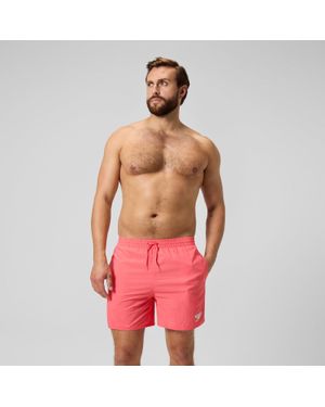 Speedo Essential 16" Watershort Swim Trunks - Red