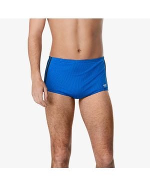 Speedo Poly Mesh Square Leg Training Suit - Blue