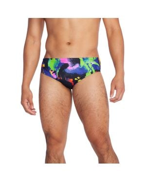 Speedo Printed One Brief - Blue