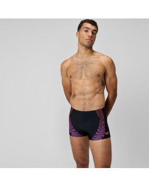 Speedo Duo Logo Print Aquashort/Coral - Blue