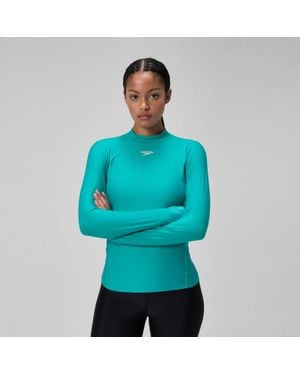 Speedo Long Sleeve Rashguard - Blue