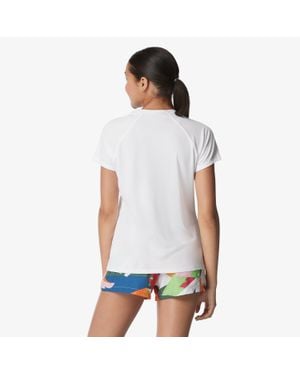 Speedo Lifeguard Short Sleeve Swim Tee - White