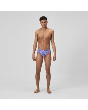 Speedo Printed One Brief - White