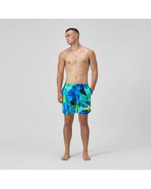 Speedo Print Rondo Volley Swim Shorts - Blue