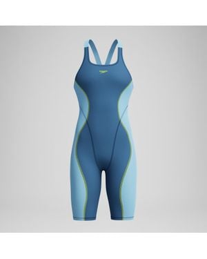 Speedo Fastskin Hyperspark Openback Kneeskin - Blue