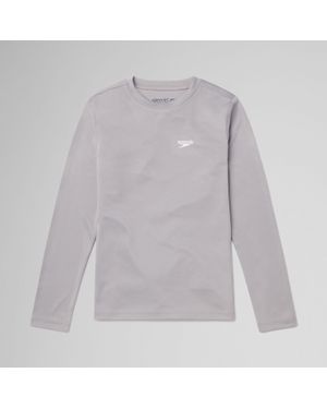 Speedo Long Sleeve Swim T-Shirt - Gray