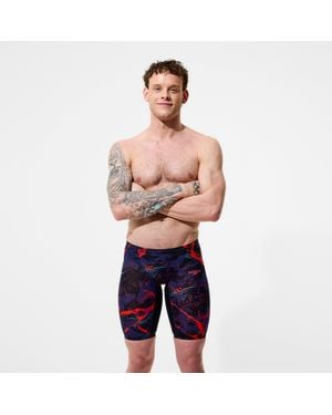 Speedo Fastskin Lzr Pure Valor 2.0 Printed Jammer - Blue