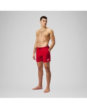 Speedo Essential 16" Watershort Swim Trunks - Red