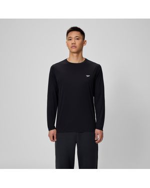 Speedo Basic Long Sleeve Swim T-Shirt - Black