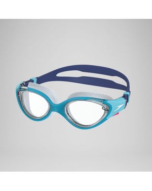 Speedo Damen Biofuse 2.0 Schwimmbrille Blau/Transparent