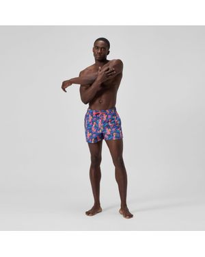 Speedo Print Rondo Edge Volley Swim Shorts - Purple
