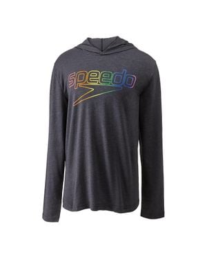 Speedo Pride Long Sleeve Hooded Tee - Blue