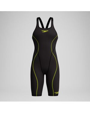 Speedo Fastskin Hyperspark Openback Kneeskin - Black