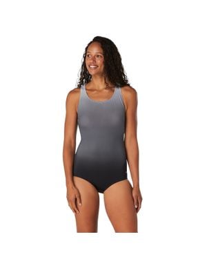 Speedo Ombre Ultraback One Piece - Black