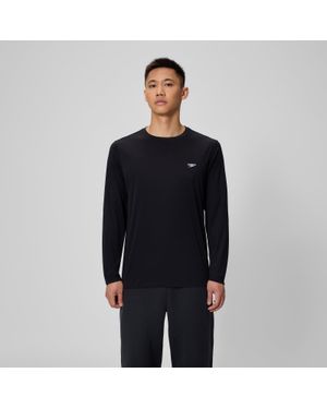Speedo_US Basic Long Sleeve Swim T-Shirt - Black